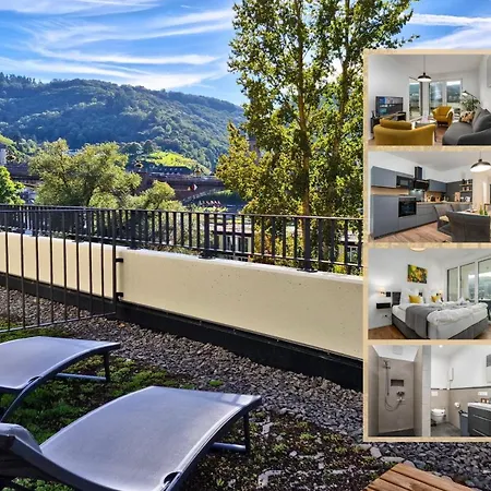 Vivamosel: Appartement Mit Mosel & Burgblick - Balkon - Parken - Aufzug - Fahrradraum Cochem Exterior foto